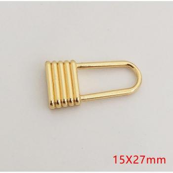 Tirette de bricolage en métal, 10 pièces, 12x22mm/15x27mm