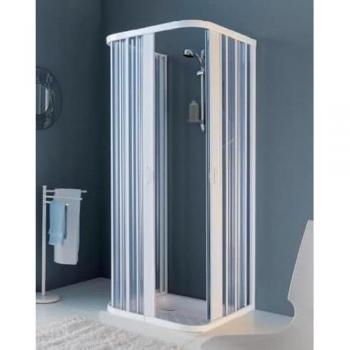 Box de douche Saturnia 3 côtés 75x75x75 cm avec ouverture centrale