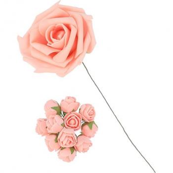 PinkPetal Foam Rose Photo Accessory