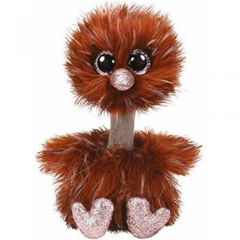 Medium Orson Brown Ostrich Beanie Buddy