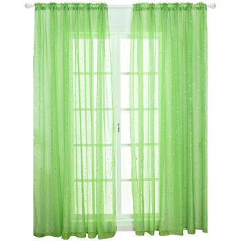 Twinkling Star Sheer Living Room Drapes