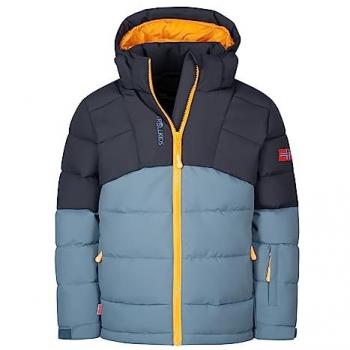 Giacca da Sci Trollkids Gryllefjord Blu Acciaio