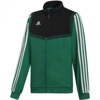Adidas Kinder TIRO19 PRE JKTY Jacke, Dunkelgrün/Weiß, 116