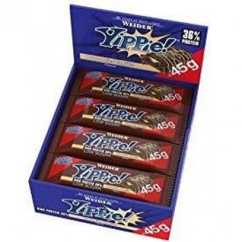 Barritas Weider Yippie Brownie-Vainilla 12 unidades 45 g
