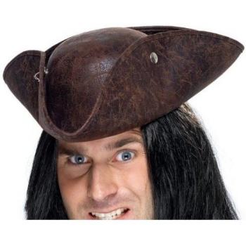 Capitano Smiffy's Cappello tricorno marrone