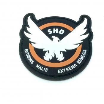 Malis Division Shd Extremis Extrema Remedia Wings Airsoft Paintball PVC Morale Team Patch