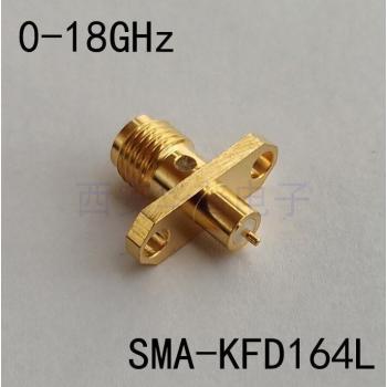 Conector Coaxial RF de SMA-KFD, 18G, Brida de Dos Orificios, Cobre