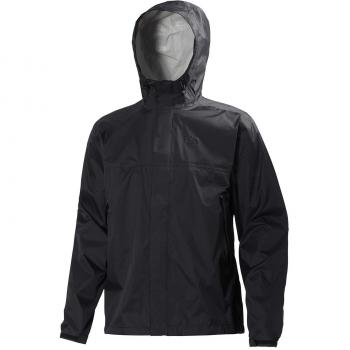 Helly Hansen Men's Loke Waterproof Breathable Hooded Jacket Black M