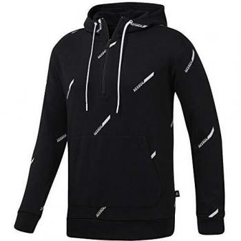 Reebok Herren MYT‑Black/White Hoodie – S (Sport)
