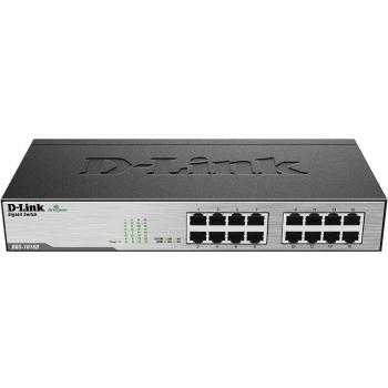 D-Link DGS-1016D Gigabit Switch (16 Ports, 10/100/1000 Mbit/s, einfache Plug