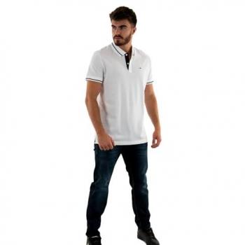 Polo Tommy Jeans Maniche Corte Tipped Stretch Breve S
