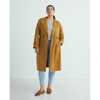 Vero Moda Curve Trenchcoat Lou 10278572 Beige Größe 50