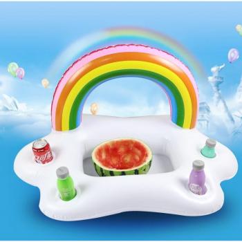 Beach Rainbow Drink Float