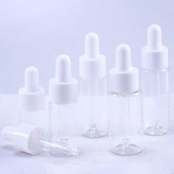 Transparent Glass Pipette Bottles, 10pcs/Lot, 5ml, 10ml, 15ml, 20ml