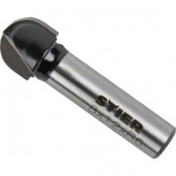 Carbure concave STIER (HW) – 12 mm de diamètre, queue 8 mm