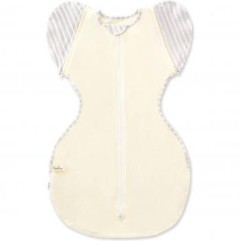 Neclumi Infant Sleep Swaddle – S (Hip‑Dysplasia Approved, White Stripes)