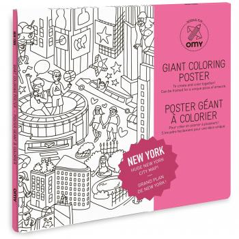 Póster para Colorear O'my OMY pos202 Nueva York