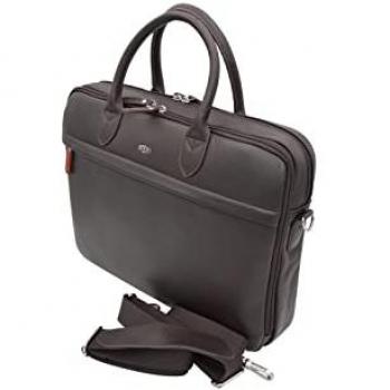 Jump Uppsala Brown Leather Briefcase for 39 cm Laptop
