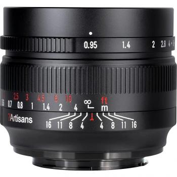 7Artisans 50 mm F0.95 Black Single‑Focus Lens for Nikon APS‑C