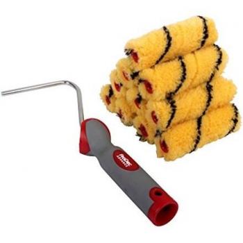 ProDec 10Pk 4 Tiger Medium Pile Mini Roller & Frame