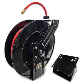 Enrouleur pneumatique robuste 3/8 – 20 m – 300 PSI avec fixation murale