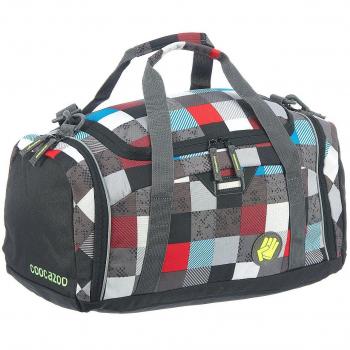 Coocazoo City und Schule SporterPorter Sporttasche 42 cm Checkmate Blau Rot