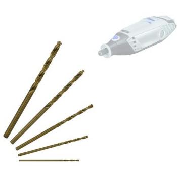 Pack 5 forets technic métal TIVOLY – diamètre 1 à 3 mm