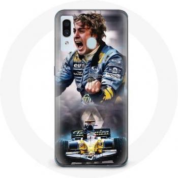 F1 Fernando Alonso Samsung Galaxy A20e Protective Case
