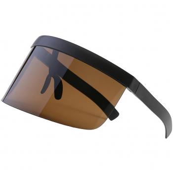 Gafas de sol cortavientos (marrón oscuro)
