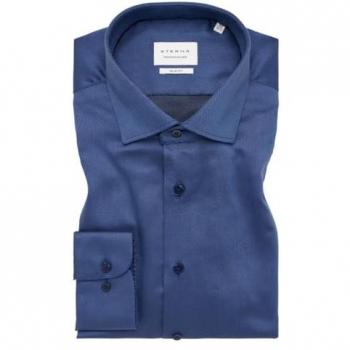 Eterna Slim Fit Hemd, denim, Herren, Größe 42