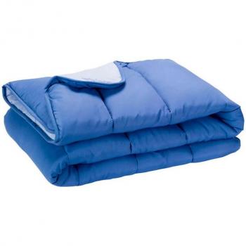 Housse de Couette Nordic Denver Bicolor Bleu 135/140 (220x220)