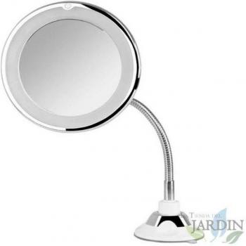 Espejo Orbegozo 17 cm con Luz para Detalles