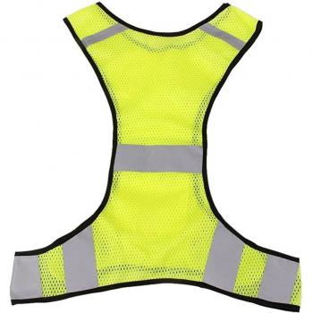 Gilet de sécurité jaune Luciffer pour cyclisme et course