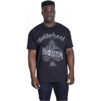 Unisex T-Shirt Asso di Picche Nera Motorhead
