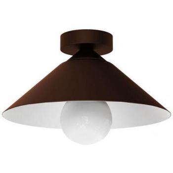 Pannello di plafoniera 1XE27 42W Marrone Corten/Blanc D25 Lumicom