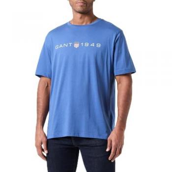 GANT Vintage Blue Herren T-Shirt mit Grafikdruck Gr. L