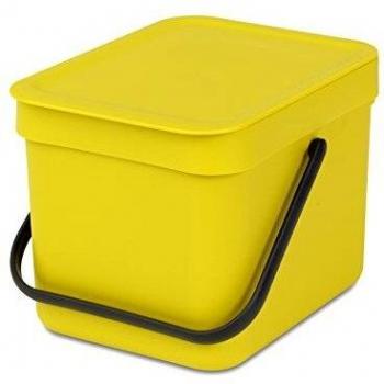 Brabantia 6 Litri Pattumiera Sort & Go Giallo