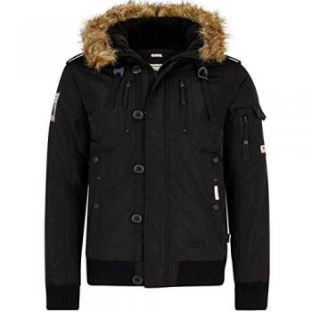 Lonsdale London Herren Winterjacke Jarreth Schwarz M
