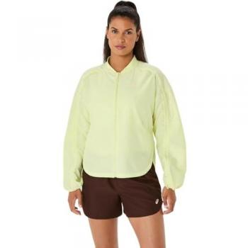 Chaqueta de carrera Nagino Run femenina, modelo amarillo Asics