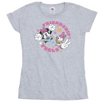 Women’s Minnie Daisy Friendship Graphic Tee – Grey Small