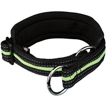 Trixie Stoppen-Zug Halskette Schwarz‑Grün, M (40‑46 cm)