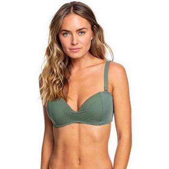 Roxy Garden D‑Cup Moulded Bandeau Bikini Top – Damenmode