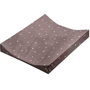 Materasso per Fasciatoio Julius Zöllner con Design a Due Bordi e Stelle Beige, Misura 50x65 cm, Certificazione Standard 100 by Oeko-Tex