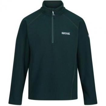 Kenger polaire homme demi-zip en tissu alvéolé (bleu amiral)