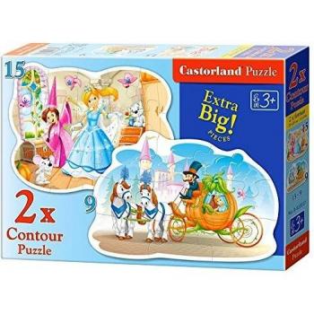 Castorland Puzzle Aschenputtel 2 x 9-15 Teile