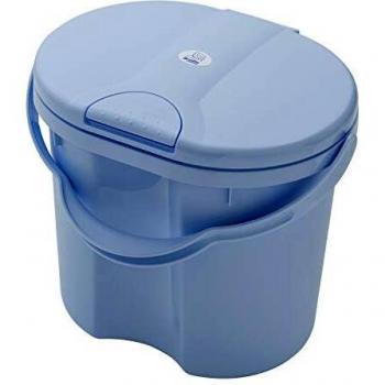 Rotho Babydesign Windeleimer TOP, Tipp-Deckel, 11l, Ab 0 Monate, Hellblau