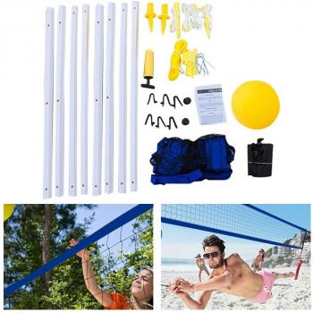 Portable Outdoor Badminton and Volleyball Net Set