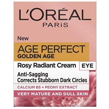 L'OREAL AGE PERFECT GOLDEN AGE EYE CREAM Rosy Radiant Eye Cream 15ml , NEW