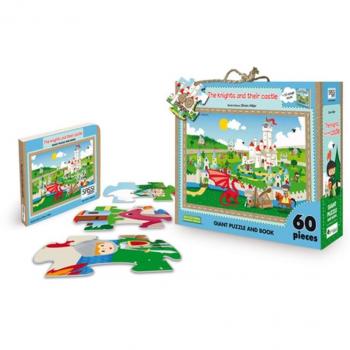 The knights and their castle. Libro puzzle. Con libro