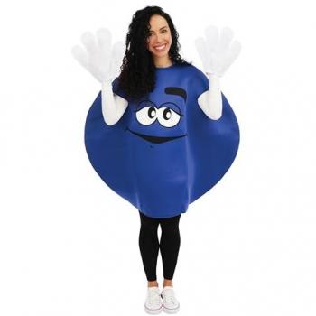 Clown gourmand – ensemble complet pour adultes, bleu éclatant